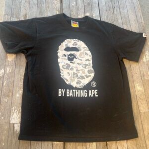 A Bathing Ape Black Graphic T-Shirt
